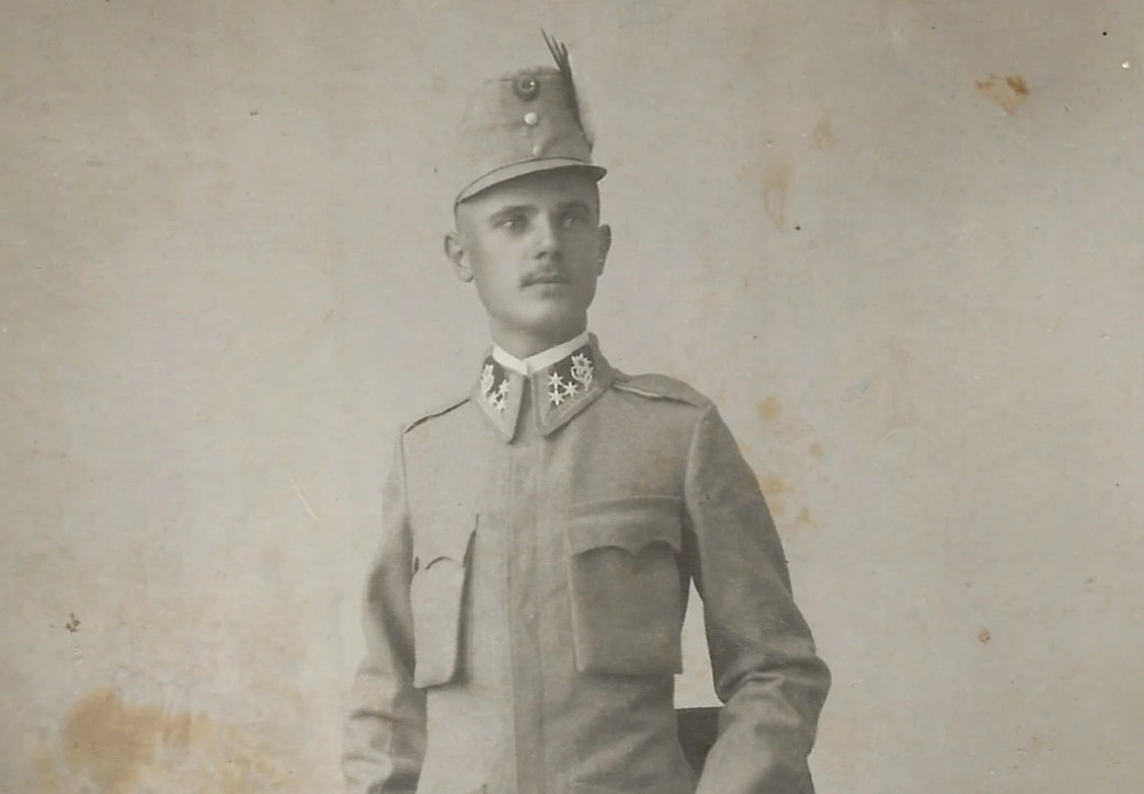 Franc Mirnik pred odhodom na fronto